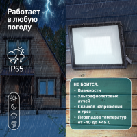 Прожектор светодиодный уличный ЭРА LPR-023-0-65K-200 200Вт 6500K 16000Лм IP65'