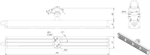 LED светильник SVT-STR-MPRO-102W-45x140'