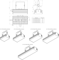 LED светильник SVT-STR-VAR-81W-30x120-GL'