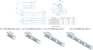 LED светильник SVT-STR-MPRO-Max-42W-45x140-C'