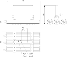 LED светильник SVT-STR-MPRO-Max-81W-VSM-TRIO'