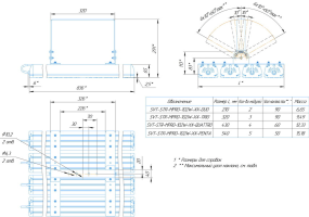 LED светильник SVT-STR-MPRO-102W-35-CRI90-5700K-DUO'