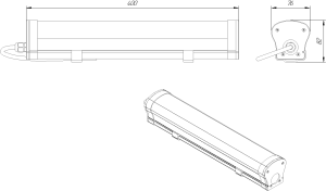 LED светильник SVT-P-I-v2-400-18W-IP65-M-inBAT-2h'